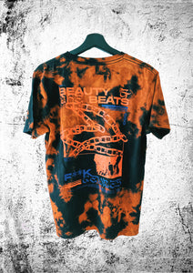 Beauty & the Beats "Handmade Batik" Shirt black/orange unisex